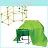 Plastic Diy Tent Assembly Toy With Balls And Sticks For Indoor Kids Play