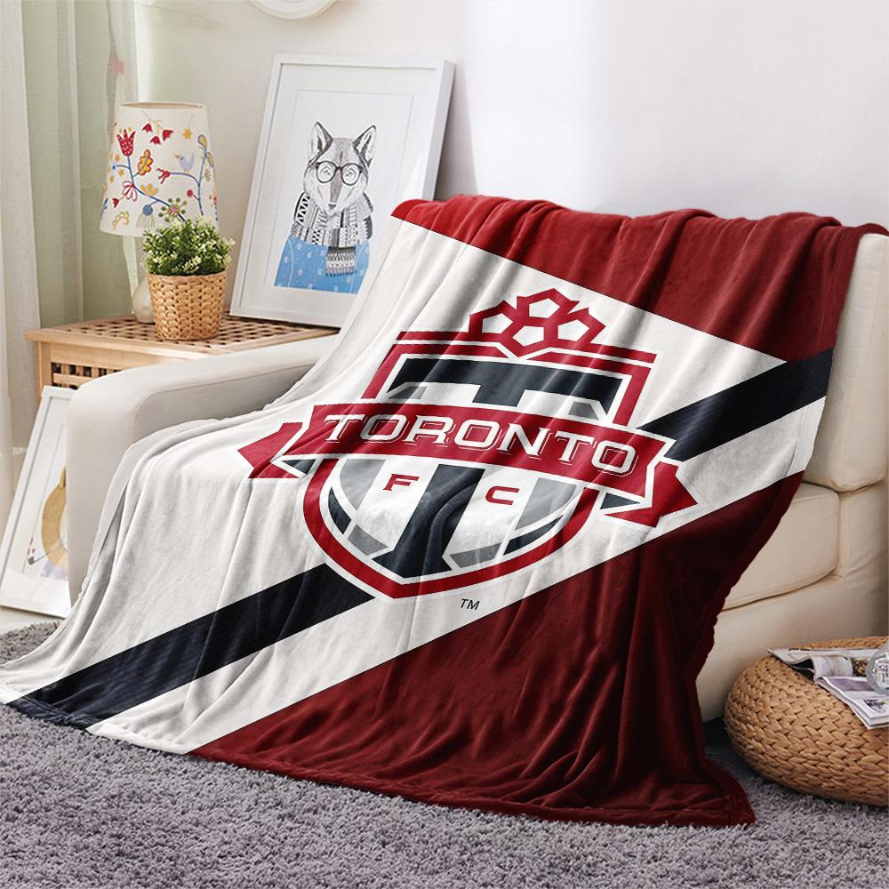 Toronto Football Club Flannel Blanket, High quality Comfortable for All Seasons, Home Decor, Warmth and Comfort