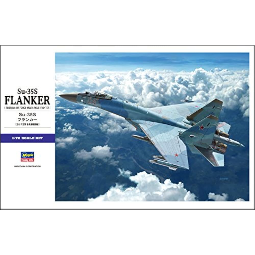 Hasegawa 1/72 Russian Air Force Su-35S Flanker Plastic Model E44