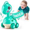 CubicFun Baby Toys 12-18 Months - Touch & Go Musical Light Tummy Time Infant Baby Crawling Toys 12 Months, Toddler Travel Toy for 1 Year Old Boy