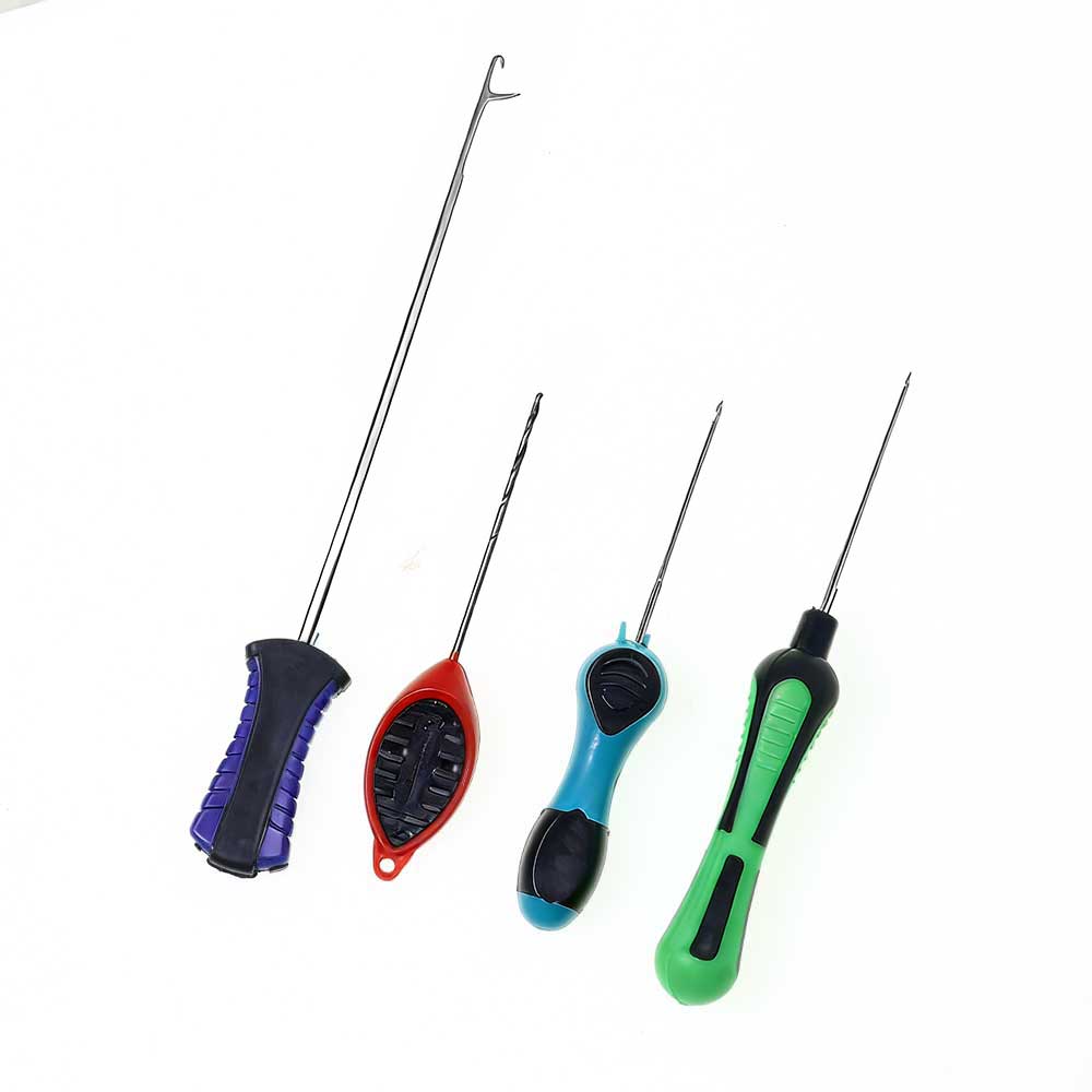 5Pcs Carp Fishing Bait Needle Set Stainless Steel Boilie Drill Pop Up Rigs Splicing Hook Link Stringer Needle Fishing Accessories