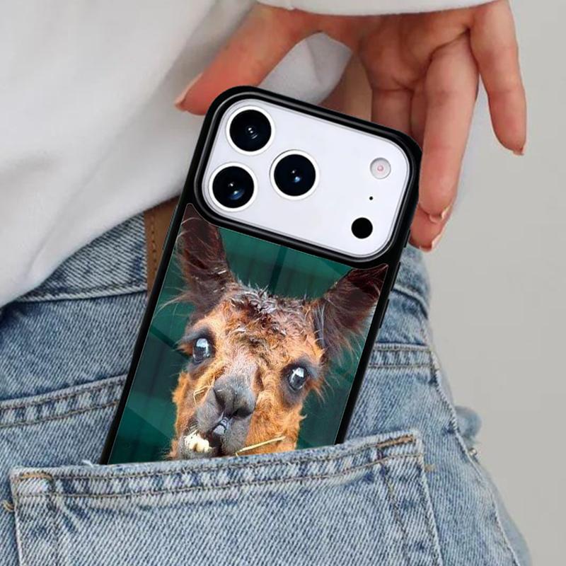 Happy Lama Travel No Prob Llama Phone Case for iPhone 16e 15 14 13 12 17 Pro Max Plus Air 17pro Cover Coque