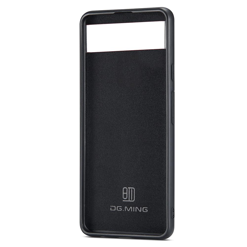 DG.MING PC+TPU+PU Cover for Google Pixel 6a Slim Case Anti-Fall Protective Phone Case