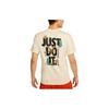 Nike Alphabet Logo Crew Neck Short Sleeve T-Shirt Men Tops White FD0064-113