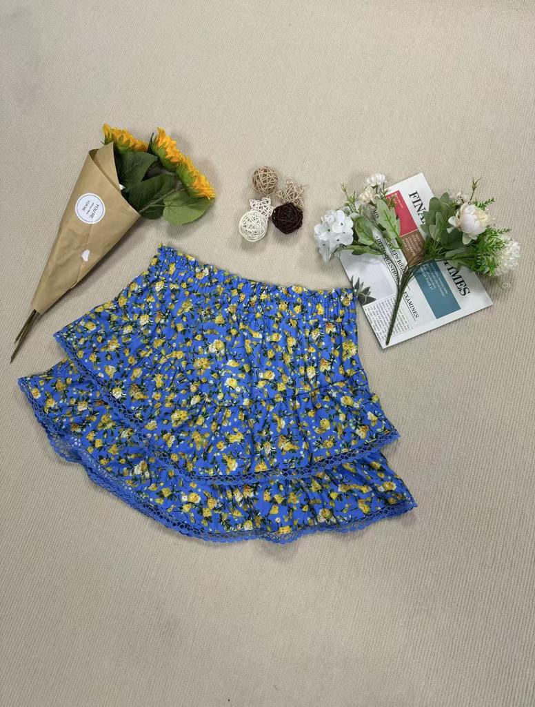 2025 Bohemian Pleated High Waist Women's Golf/Tennis Skirt