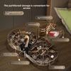 Swan Multi-Grid Jewelry Organizer for Necklace Earrings Rings Bracelets Rotatable Necklace Organizer Home Decoration Gifts