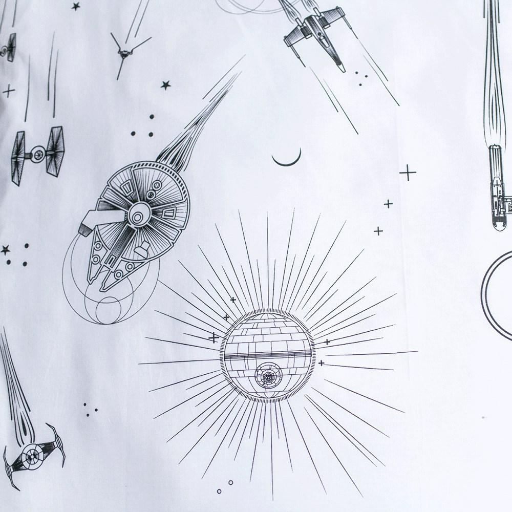 Pościel Świecąca W Ciemności 140X200 Star Wars Gwiezdne Wojny 1629 Poszewka 70X90