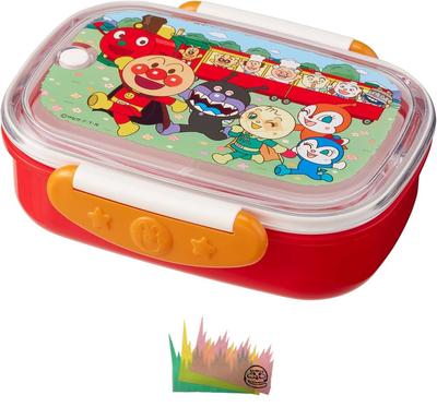 Anpanman Bento 1 Spülmaschinen- und Mikrowellengeeignet Hergestellt in Roter Box, Etage, Sicher, Japan, 360ml, (Bento-Box, Ausgewogen)