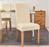 Chair Cover Thick Beige Ecru Velvet