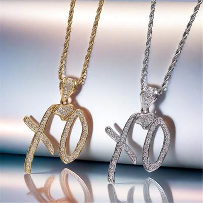 Stylish Letter Pendant Necklace Adjustable Alloy Charm Necklace For Women Sweaters Dress Statement Jewelry Accessories