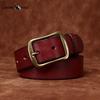 High-end Men's Genuine Leather Belt Men's First-layer Cowhide Versatile Copper Buckle Youth Casual Jeans Belt