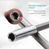 Manicotto di prolunga esagonale magnetico da 1/4" per inserti di cacciavite