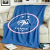 France National Football Team Theme Personalized Outdoor Flannel Blankets Soft And Suitable For All Seasons Perfect For Sofas Beds And Camping