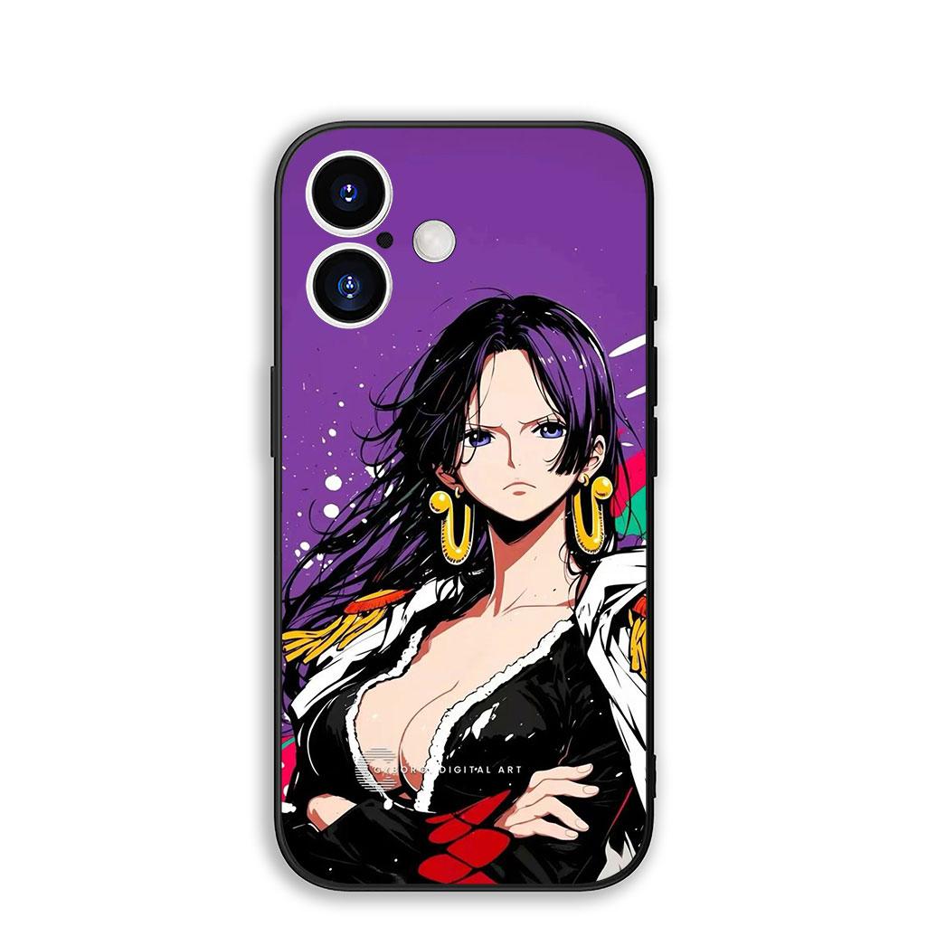 

Cover for OPPO A40 A80 A60 A38 A79 A15 A16 A17 A18 A58 A78 A57 A53 A40M 4G 5G Phone Case Boa Hancock Zoro One Pieces Luffy OPPO A16