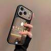 A row of small new applications iPhone17 mobile phone case 16/14Pro Apple 13 Pro mirror 15promax17a