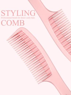 Sakura Pink Portable Anti-static Hair Comb Folding Double Sided Detangling Mini Combs Shower Massage Hairbrush High Quality