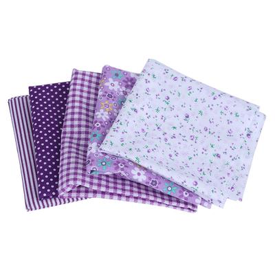 5pcs 50cm X 50cm DIY Handcraft Cotton Fabric Printed Cloth Quilting Craft Sewing Needlework