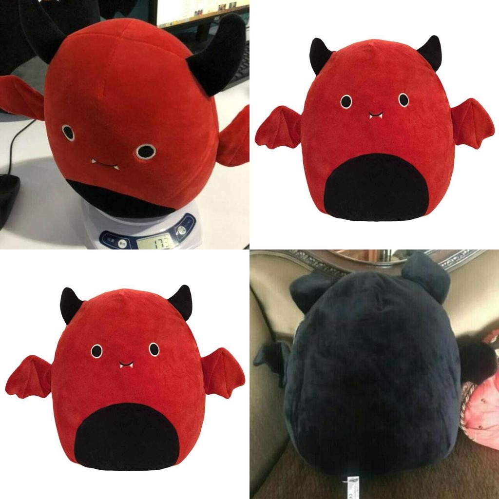 Sevimli Cadılar Bayramı Şeytan Yarasa Peluş Oyuncak Yumuşak ve Sarılabilir Doldurulmuş Karikatür Bebek Çocuklar İçin