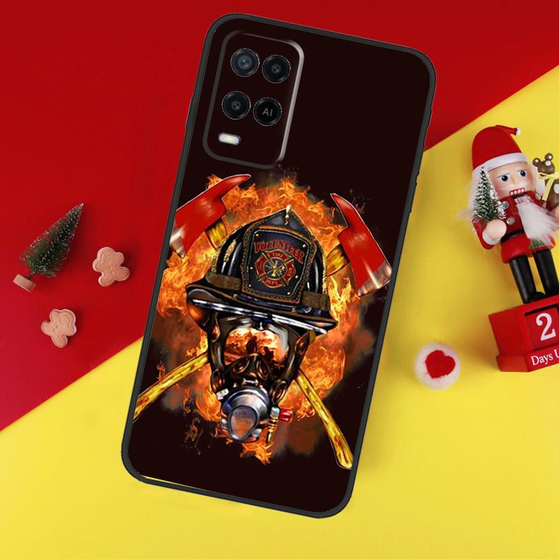 

Firefighter Fire Fireman For OPPO A38 A58 A78 A98 A54 A74 A94 A16 A76 A96 A5 A9 A52 A72 A79 A53S A15 A17 A57 Case OPPO A54 5G