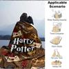 1pc Hogwarts Letter Blanket Lightweight Flannel Throw For Sofa, Bed, Travel, Camping, Livingroom, Office, Couch, Chair, And Bed