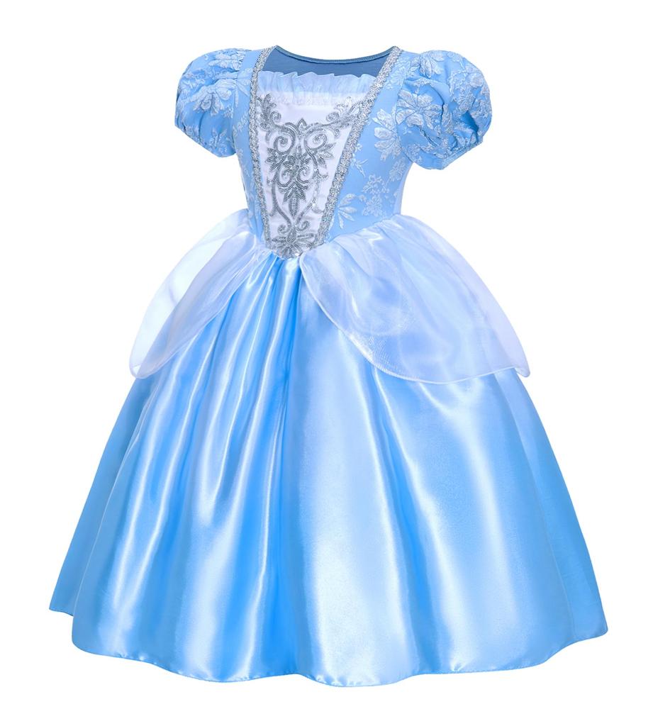 TYHTYM Princess Blue Cosplay Sizes Perfect for Photo and Amusement Parks Dress, Kids' Dress, Costume, 105-120cm, Christmas, Halloween, Children's Day,