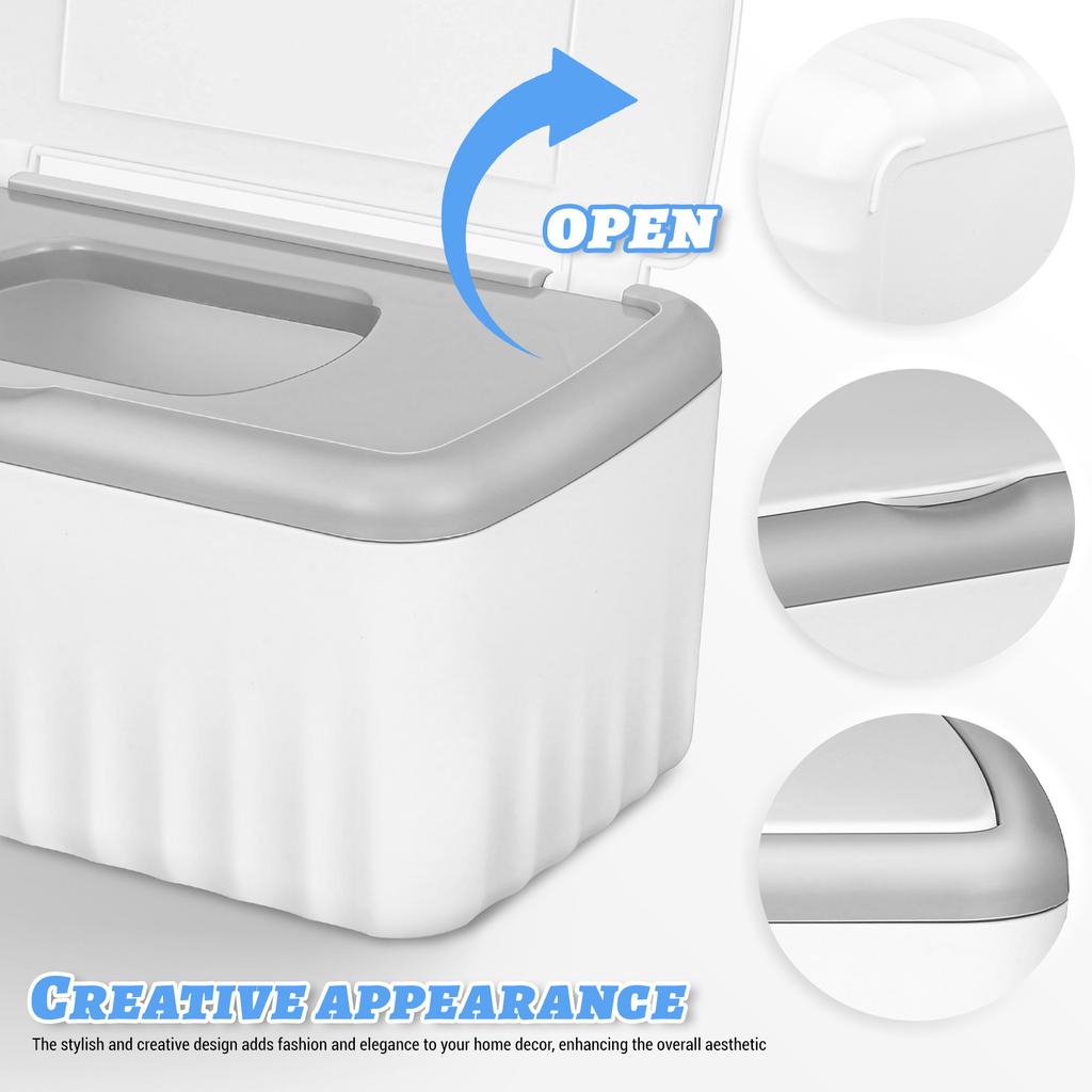 Large Capacity Wet Tissue Box Plastic Rectangular Tissue Box Cover Organizer for Home Baby Wipes Bathroom Wipes Dispenser