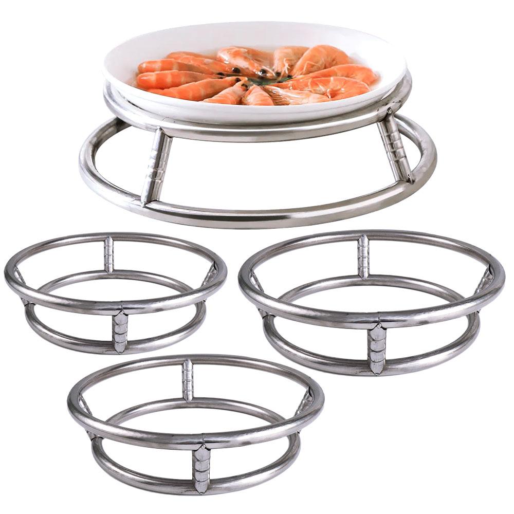 Steel Anti-scald Diameter 23/26/29cm Double Ring Rack Holder Kitchen Supplies Wok Rack Shelf