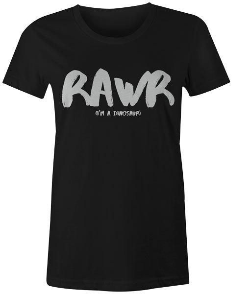 

Rawr Womens T-Shirt Funny Tumblr Hipster Slogan Top Tee XL