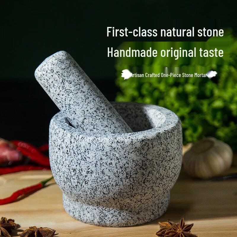 Natural Stone Mortar & Pestle