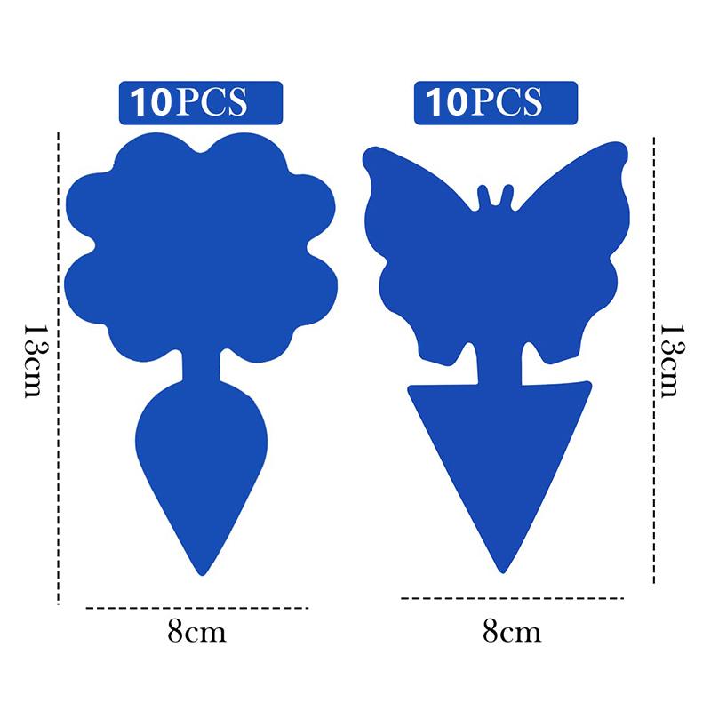 Eco-Friendly Sticky Fly & Insect Traps - Fruit-Based Attractant Captures Whiteflies Mosquitoes Aphids & More Plant Pests