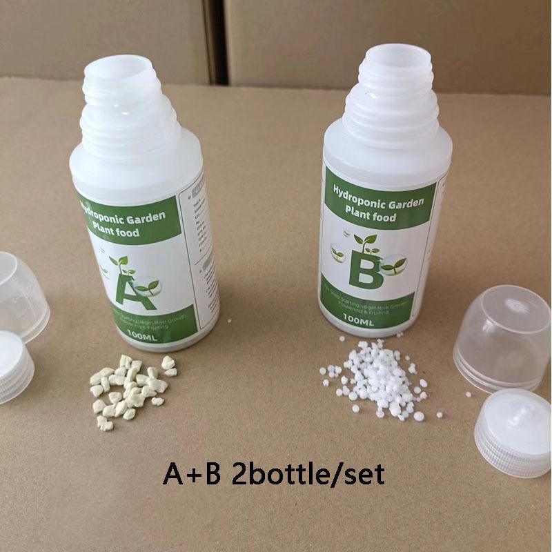 2/4pcs/Box General Hydroponic Nutrient Plant Fertilizer A and B Solution Kit for Vegetable Fruit Flower Plant Growing Nutrients