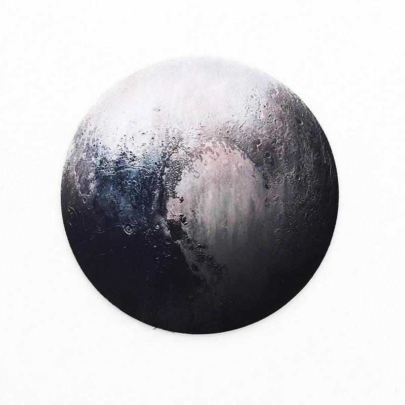 1pc New Arrivals Fashion Moon Phase Planet Retro Mouse Pad Round Computer Mouse Pad Gaming Mousepad for Pc Laptop Desk Cushion