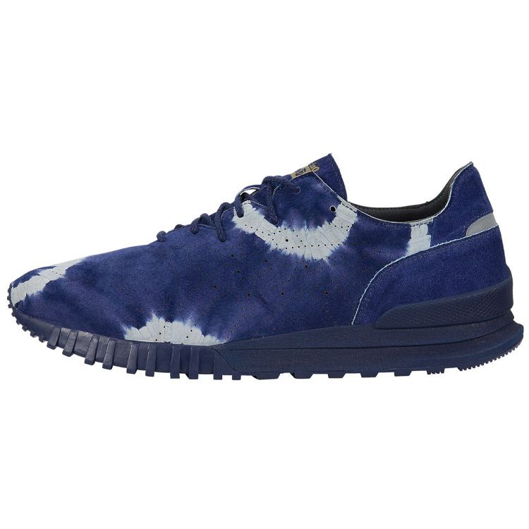Onitsuka Tiger Samsara Suede Casual Comfortable Slip Resistant Durable Low Top Lifestyle Shoes Men sneaker Tie-Dye-Blue D7H0L-4949