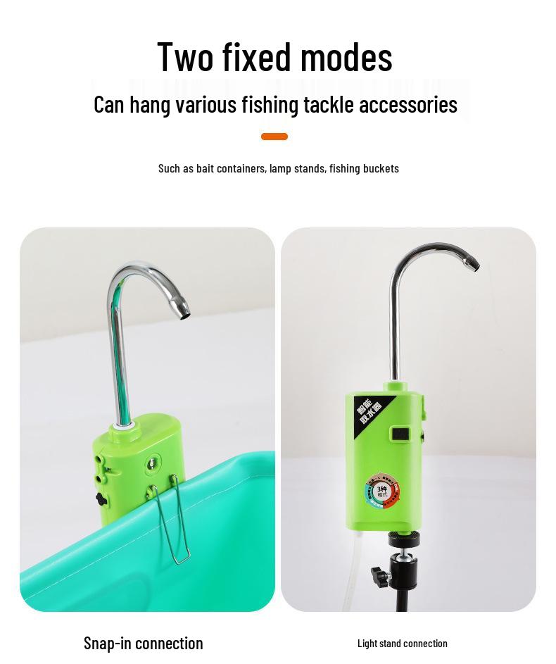 Smart Sensor Fishing Water Dispenser & Multi-Functional Hand Washer Pump with Oxygenator