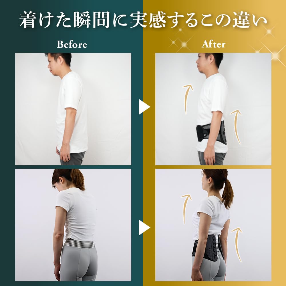 Gardner Belt Echtes Unisex-Taillenstützkorsett, waschbar, Größe L