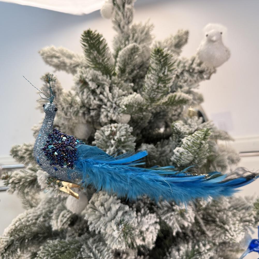 3d Peacock Hanging Ornament Festive Decoration 30*9*7cm 3D Peacock Craft Artistic Craftsmanship Depth And Appeal
