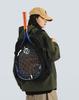 Unisex Sports Backpack: Tennis & Badminton Bag with Dry/Wet Separation, Large Capacity, and Independent Shoe Compartment.