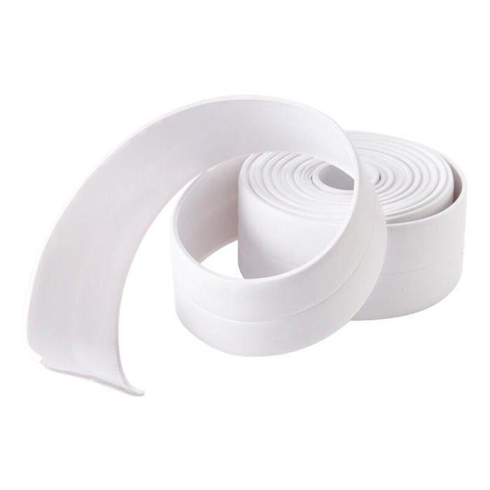 Roll of Adhesive Seals Kitchen and Bathroom Thickness 2.2cm Length 3.2m White