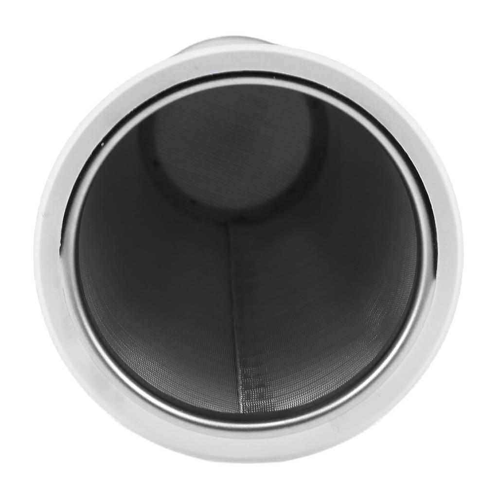 304 Nerezová ocel Cold Brew Kávový Filtr Kuželová Síťka s Bílou Gumou Kávový Louhovač pro Ovocné Nápoje