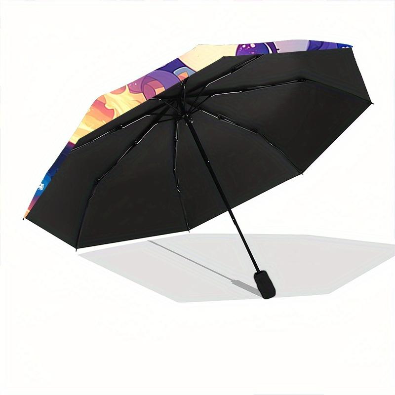 1pc Two Cute Unicorns Automatic Opening and Closing Umbrella - Suitable for Various Occasions, Outdoor Activities, Lightweight and Durable Automa