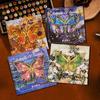 High-grade Butterfly Oil Painting Metal Bookmark Intricate Vintage Hollow Out Bookmark Souvenir Teachers Reward Students Gifts