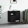 Sideboard in Black Oak Look 60 x 35 x 70 cm