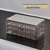 Transparent Acrylic Jewelry Storage Box with 72 Compartments for Bracelets, Earrings, Necklaces, and Studs; Anti-Oxidation New Drawer Design.