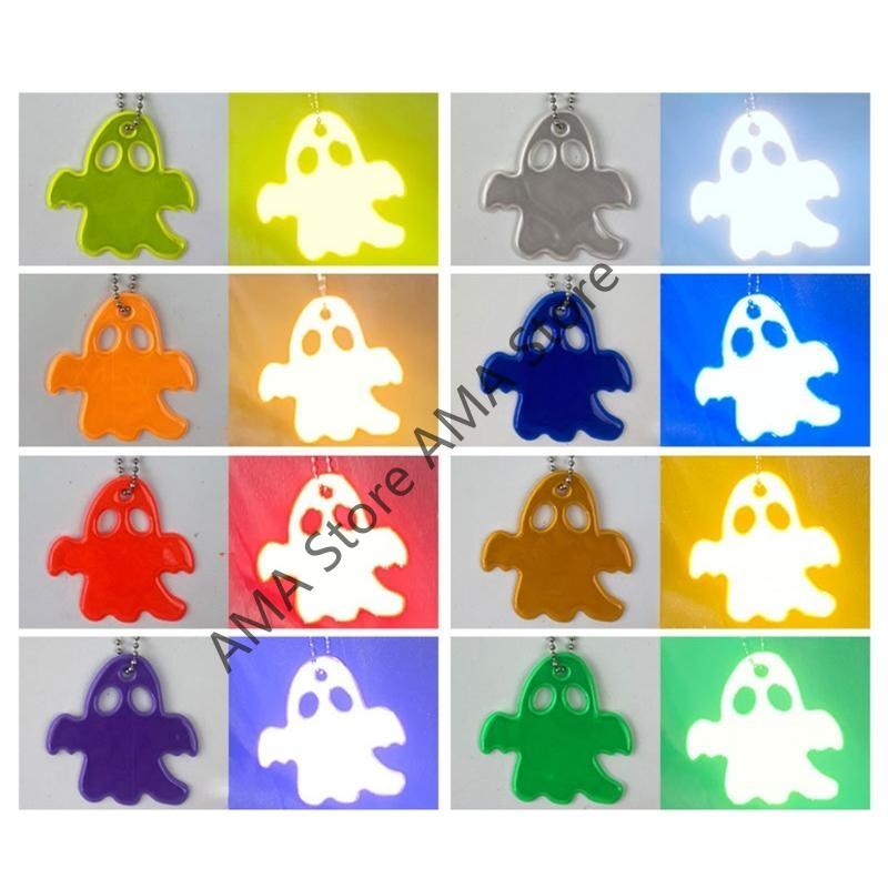 X7JF Reflective Pendant Safety Reflector Keyring Keychain Reflective Gear