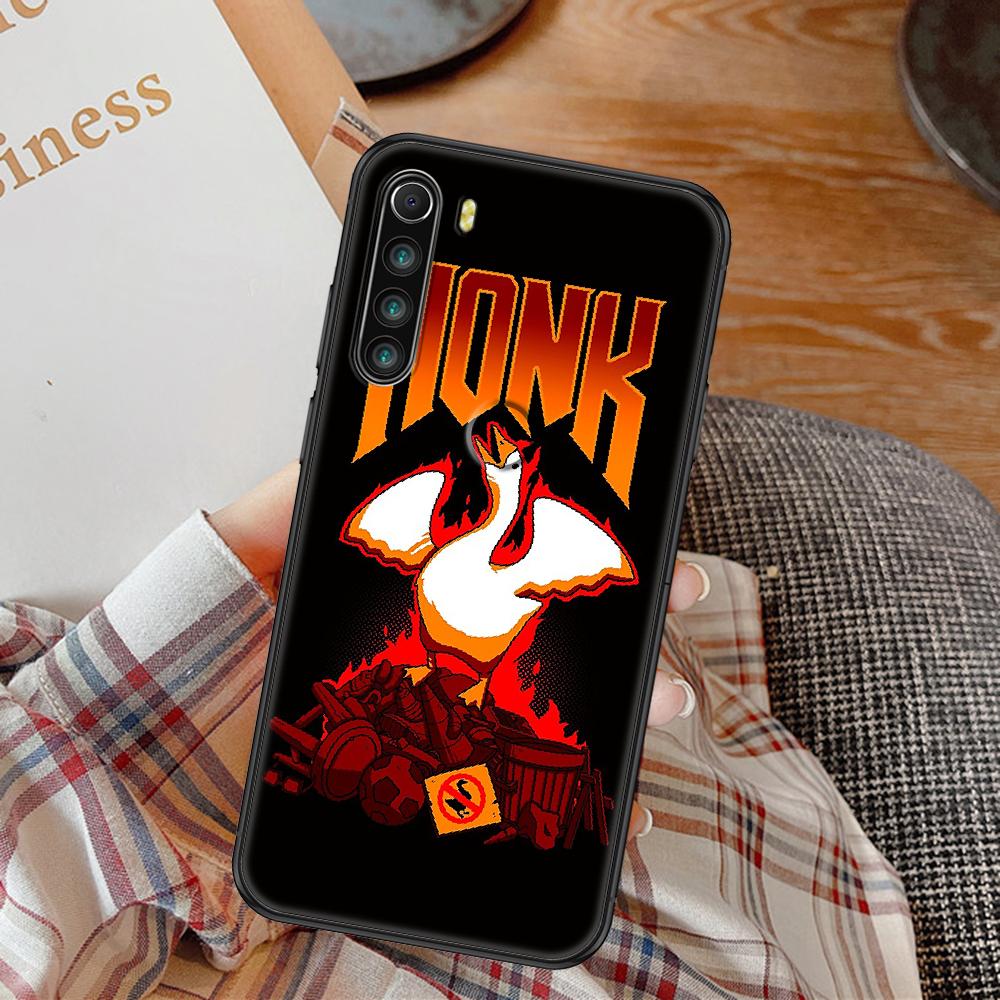 

Чехол для игрового телефона Untitled Goose Duck для Xiaomi Redmi Note 7 8 9 10 7A 8T 9A 9T 9S 10S Pro, черный модный чехол для мобильного телефона с красивой задней частью Redmi 7A