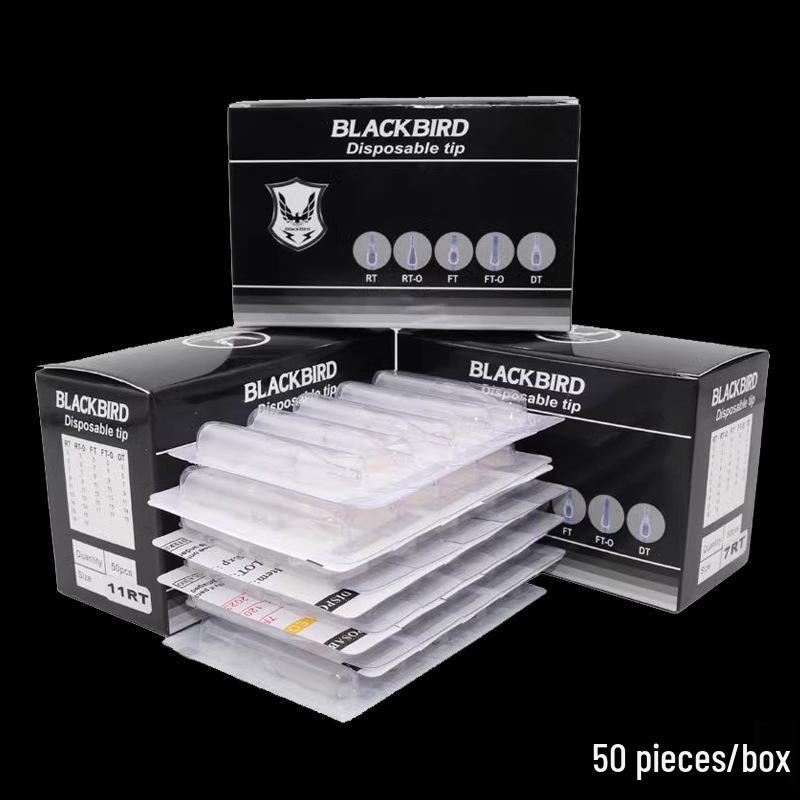 Black Bird Transparent Needle Tip Tattoo Nozzle RT/MFT - Disposable Auxiliary Supplies