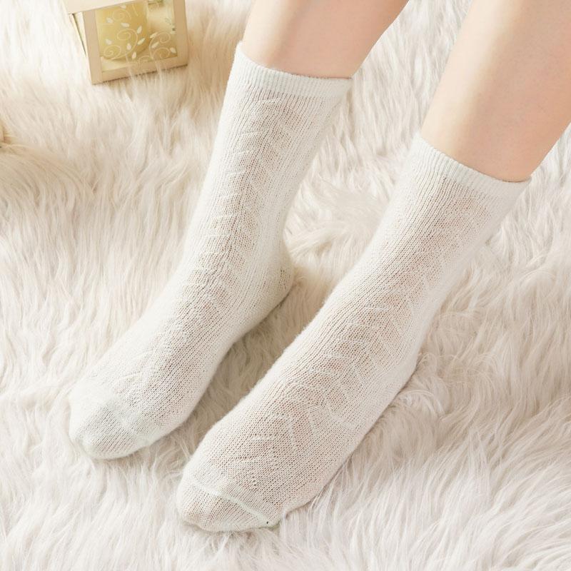 Ponožky Women Warm Flully Socks Women Home Pohodlné měkké spací ponožky podzim zima