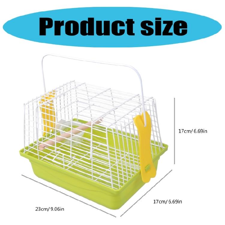 Compact Outdoor Bird House With Carrying Handle For Pet Parrots Budgies Handheld Cage
