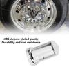 Lug Nut Covers ABS Chrome Plastic Anti Rust 33mm Flanged Lug Nut Caps for Trucks Trailers and Vehicles Flanged Lug Nut Cover