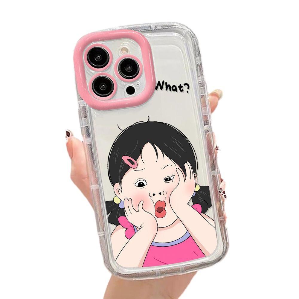 Gill Support Girl for iPhone17ProMax Mobile Phone Case 14 Apple 13 Fine Hole 12/15 Premium 16 Soft Case